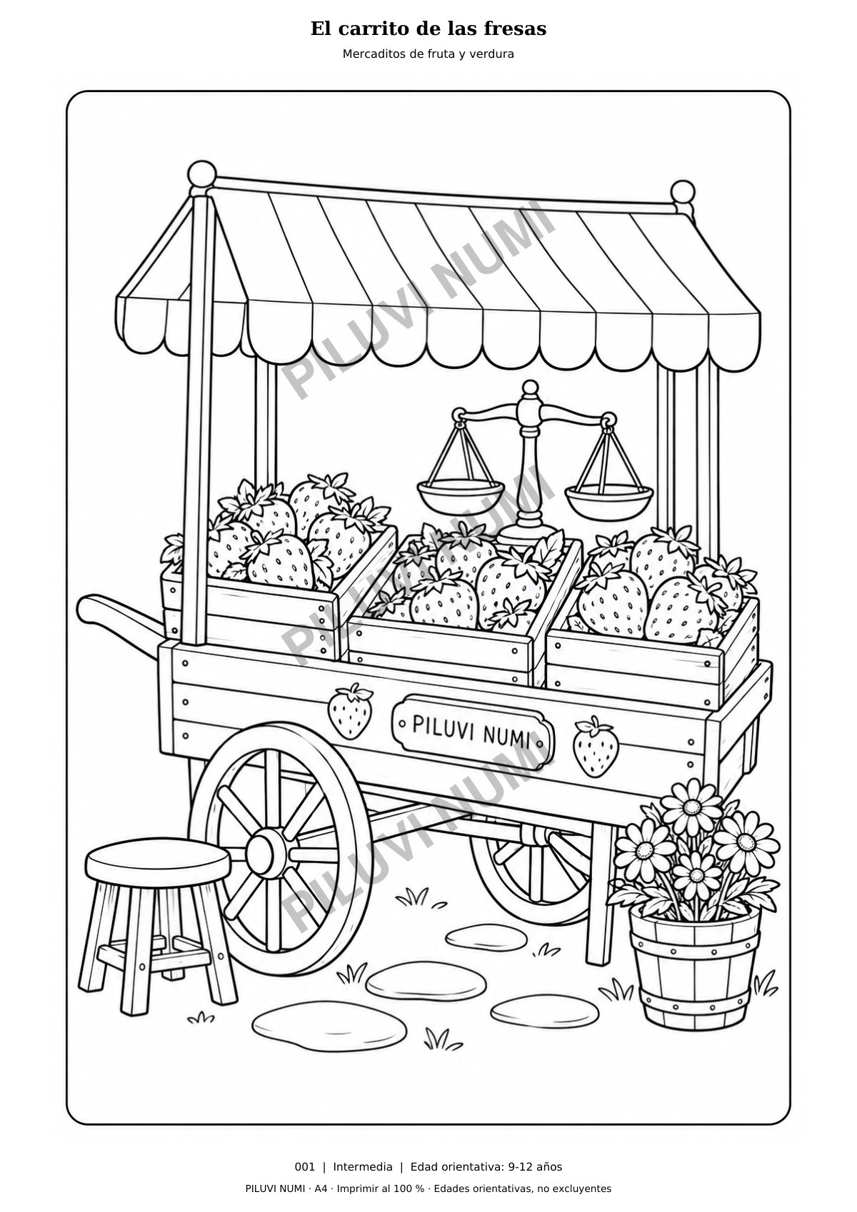 El carrito de las fresas · muestra protegida PILUVI NUMI